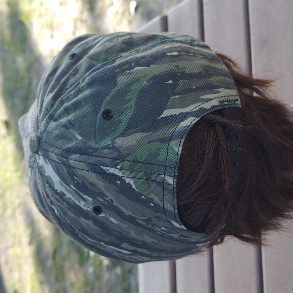 Vintage Cabela's Hunting Camouflage Snapback Outdoor Hat Cap OSFM - Picture 4 of 8